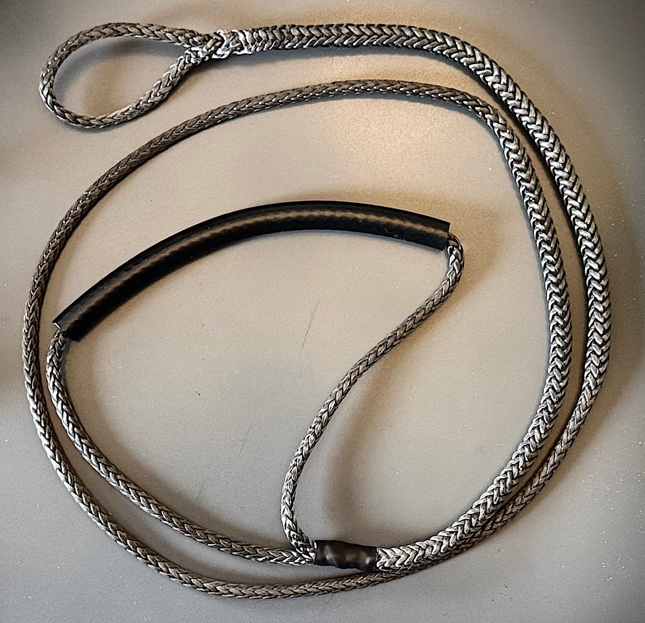 4ft 3/16th Amsteel Deer Drag Rope with Rubber Handle - Lightweight Hunting Gear